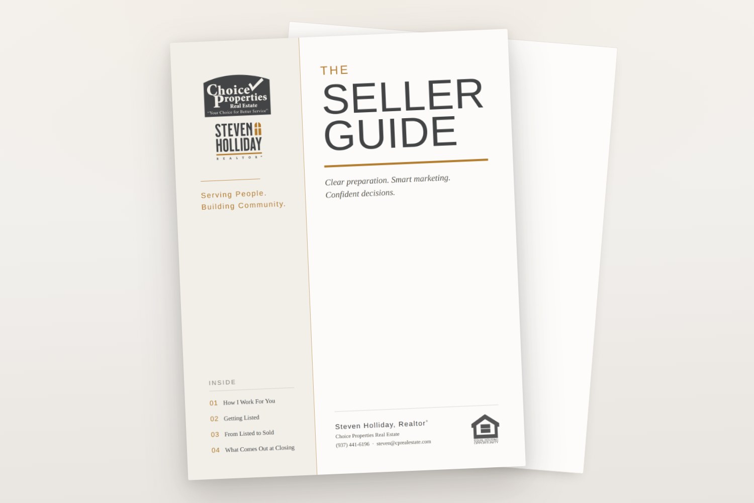 Cover of Steven Holliday's seller guide